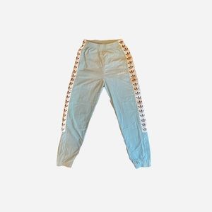 Baby Blue Adidas Logo Windbreaker Pants